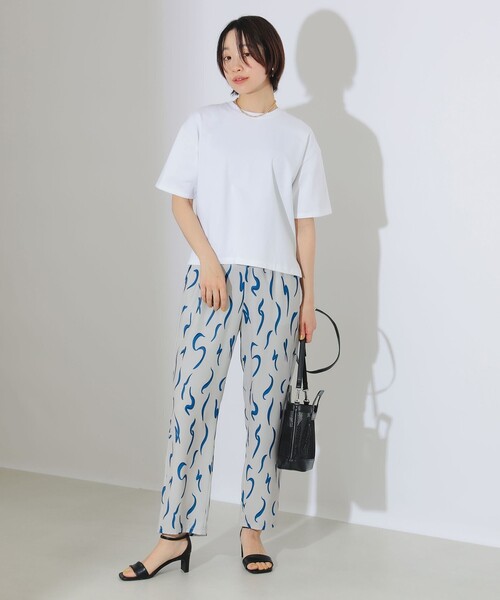 B:MING by BEAMS(ビーミングバイビームス)の「B:MING by BEAMS / アート プリント パンツ(その他パンツ・レディース・ブラウン系その他/ネイビー・SMALL/MEDIUM)」の3枚目の写真