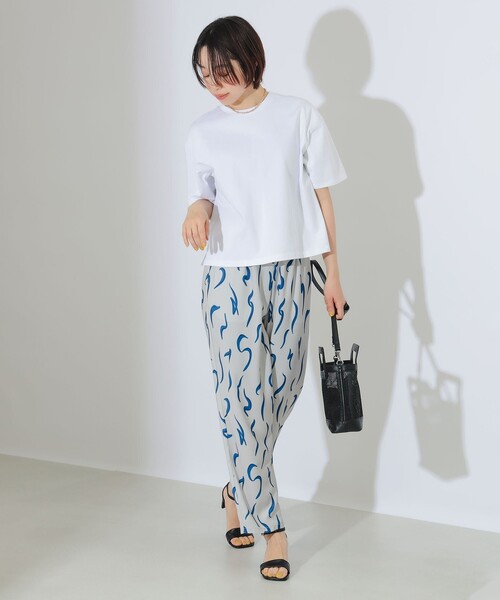 B:MING by BEAMS(ビーミングバイビームス)の「B:MING by BEAMS / アート プリント パンツ(その他パンツ・レディース・ブラウン系その他/ネイビー・SMALL/MEDIUM)」の8枚目の写真