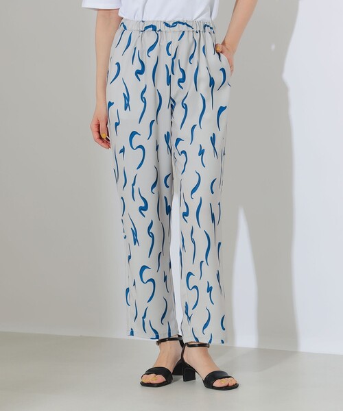 B:MING by BEAMS(ビーミングバイビームス)の「B:MING by BEAMS / アート プリント パンツ(その他パンツ・レディース・ブラウン系その他/ネイビー・SMALL/MEDIUM)」の12枚目の写真