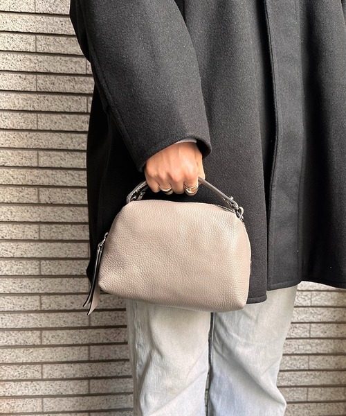 GIANNI CHIARINI（ジャンニ キアリーニ）の「GIANNI CHIARINI /ALIFA S 2WAY ジャンニ キアリーニ アリファ S ハンドバッグ ショルダー / BS8145（ショルダーバッグ・レディース・グレー/アイボリー/ブラック/オレンジ/ネイビー・ONESIZE）」の3枚目の写真