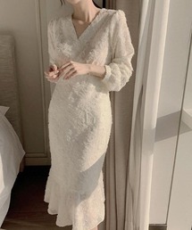 a lot of love | ジャカード マーメイドワンピ(ワンピース)