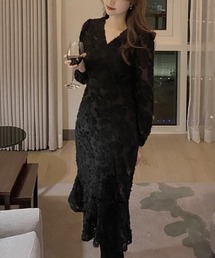 a lot of love（ア ロット オブ ラブ）の「ジャカード マーメイドワンピ（ワンピース）」