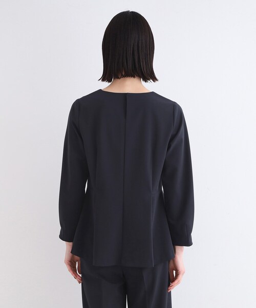 INDIVI(インディヴィ)の「【洗える/SETUP可能/セレモニー】ペプラムブラウス(シャツ/ブラウス・レディース・ブラック/ブルー系その他7/ナチュラル・03/13/05/15 /19/38)」の19枚目の写真