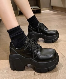 軽量 超厚底レースアップシューズ culs79