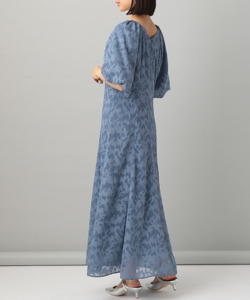 A part by（アパートバイ）の「【セレモニー】レースジャガードワンピース（ドレス・レディース・ブルー系その他4/ブラック・FREE）」の7枚目の写真