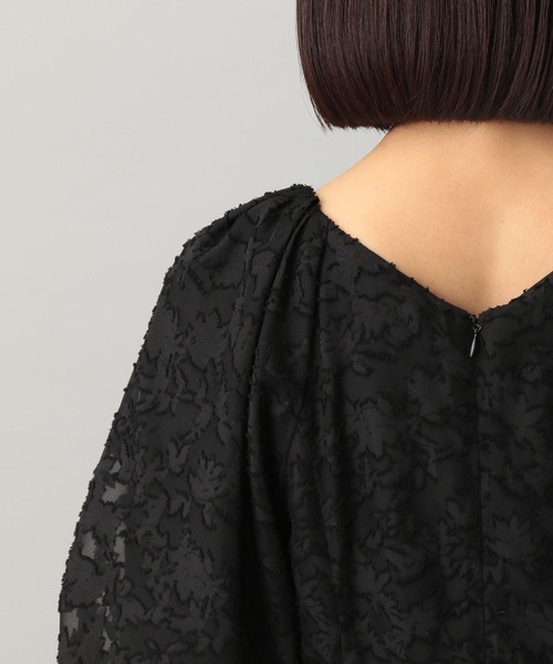 A part by（アパートバイ）の「【セレモニー】レースジャガードワンピース（ドレス・レディース・ブルー系その他4/ブラック・FREE）」の17枚目の写真