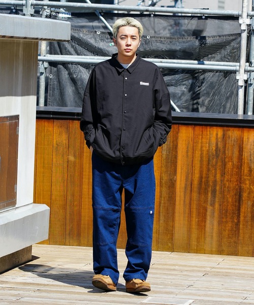 ELEMENT(エレメント)の「ELEMENT メンズ SHOD PANTS DOUBLE デニムパンツ/エレメントリラックスワイドフィットダブルニーデニムパンツ(デニムパンツ・メンズ・ライトブルー/インディゴブルー/ブルー系その他・LARGE/X-LARGE/MEDIUM)」の11枚目の写真
