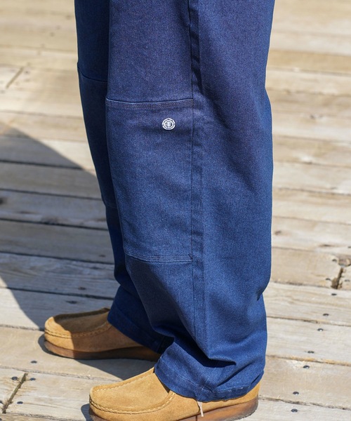 ELEMENT(エレメント)の「ELEMENT メンズ SHOD PANTS DOUBLE デニムパンツ/エレメントリラックスワイドフィットダブルニーデニムパンツ(デニムパンツ・メンズ・ライトブルー/インディゴブルー/ブルー系その他・LARGE/X-LARGE/MEDIUM)」の17枚目の写真