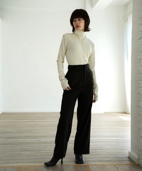 CIEL'AIR（シエルエアー）の「Setup Trousers（その他パンツ・レディース・カーキ/グレー・M/L）」の3枚目の写真