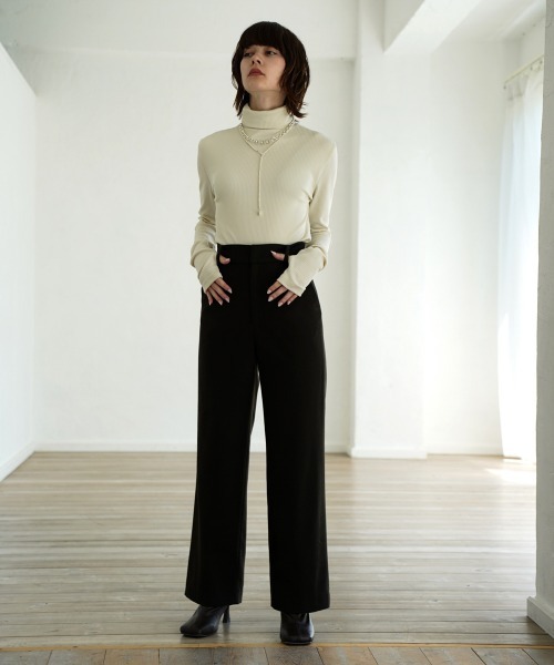 CIEL'AIR（シエルエアー）の「Setup Trousers（その他パンツ・レディース・カーキ/グレー・M/L）」の4枚目の写真