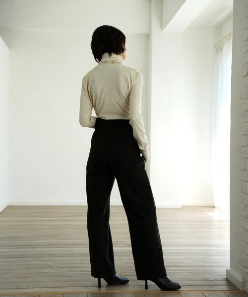 CIEL'AIR（シエルエアー）の「Setup Trousers（その他パンツ・レディース・カーキ/グレー・M/L）」の8枚目の写真