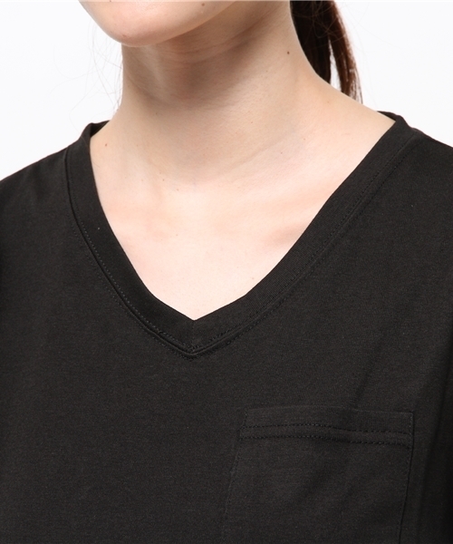 Chico(チコ)の「VネックポケットT(Tシャツ/カットソー・レディース・ホワイト/モスグリーン/ブラック・FREE)」の10枚目の写真