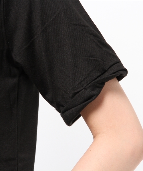 Chico(チコ)の「VネックポケットT(Tシャツ/カットソー・レディース・ホワイト/モスグリーン/ブラック・FREE)」の4枚目の写真