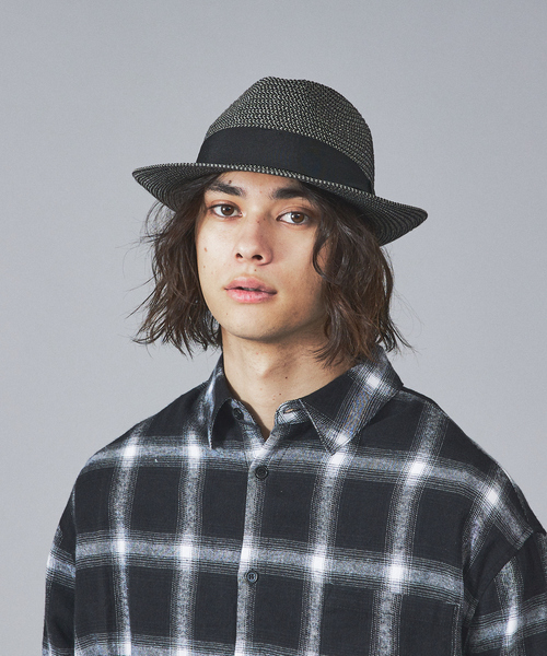 ABAHOUSE（アバハウス）の「【RUBEN/ルーベン】PAPER FOLDING/折りたたみ可能ハット（ハット・メンズ・ブラック/ベージュ/ネイビー/カーキ/ライトグレー・フリー）」の2枚目の写真