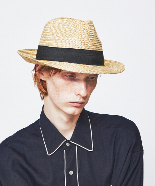 ABAHOUSE（アバハウス）の「【RUBEN/ルーベン】PAPER FOLDING/折りたたみ可能ハット（ハット・メンズ・ブラック/ベージュ/ネイビー/カーキ/ライトグレー・フリー）」の19枚目の写真