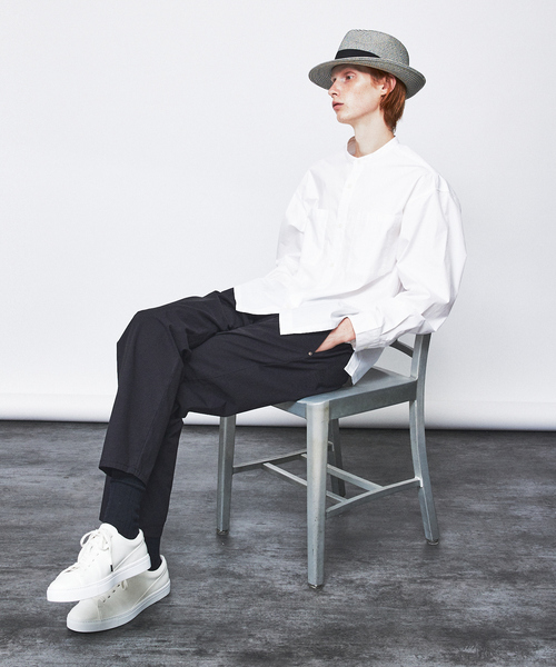 ABAHOUSE（アバハウス）の「【RUBEN/ルーベン】PAPER FOLDING/折りたたみ可能ハット（ハット・メンズ・ブラック/ベージュ/ネイビー/カーキ/ライトグレー・フリー）」の13枚目の写真