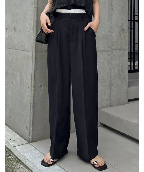 2024SS COLLECTION][低身長/高身長サイズ有]ソフトツイルダブル