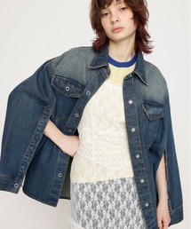 ARM SLIT DENIM SH JK アーム スリット デニム シャツ ジャケット
