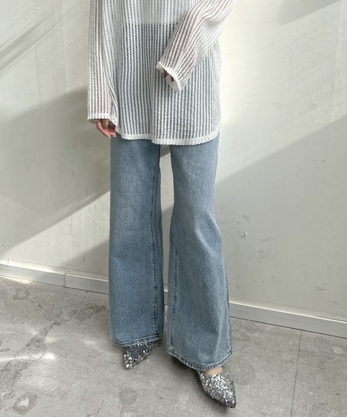 Futier land（フューティアランド）の「スパンコールポインテッドフラットミュール（パンプス・レディース・シルバー/ブラック・36/37/38/39/40）」の18枚目の写真