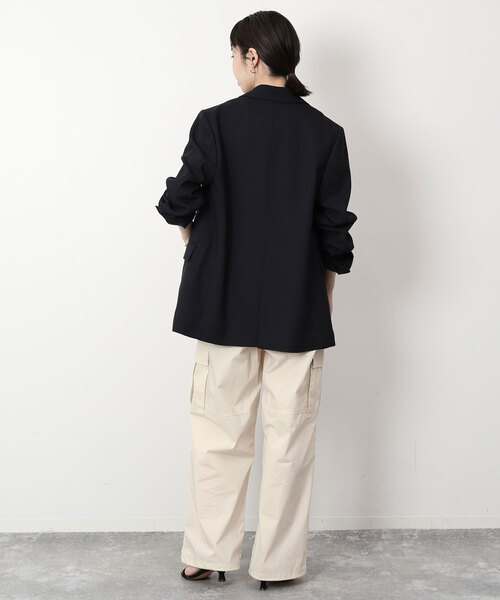 SLOBE IENA(スローブイエナ)の「パラシュートパンツ(カーゴパンツ・レディース・ブラック/アイボリー・36/38)」の20枚目の写真