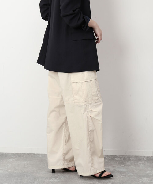SLOBE IENA(スローブイエナ)の「パラシュートパンツ(カーゴパンツ・レディース・ブラック/アイボリー・36/38)」の22枚目の写真