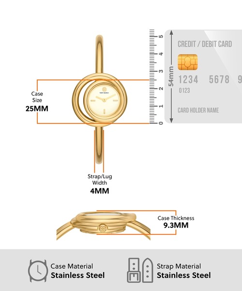 TORY BURCH（トリーバーチ）の「The Miller TBW7025（アナログ腕時計・レディース・GOLD・FREE）」の5枚目の写真