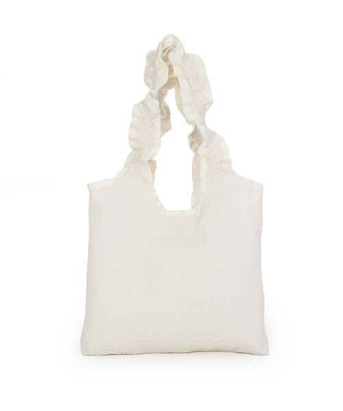 T・S・L（ティーエスエル）の「【T・S・L】ギャザーハンドルミニトートバッグ 1241-426-1（トートバッグ・レディース・ブラック/アイボリー/ライトグリーン・FREE）」の10枚目の写真