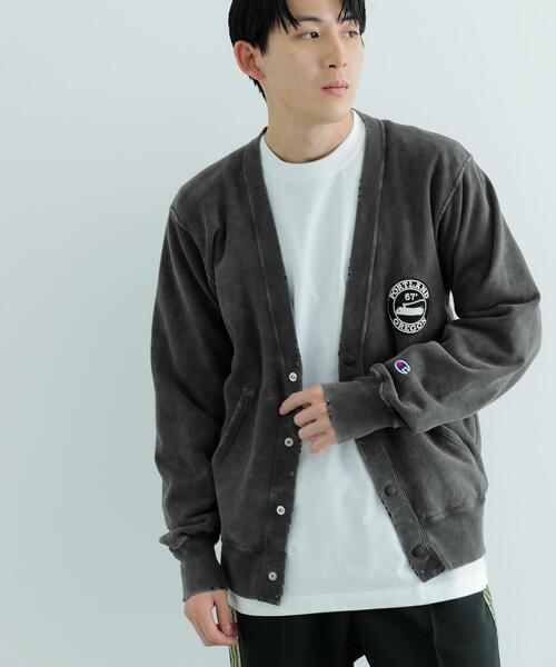 Champion（チャンピオン）の「Champion　RW Sweat Cardigan Z014（カーディガン/ボレロ・メンズ・ブラック/ネイビー/グリーン/グレー・LARGE/MEDIUM）」の13枚目の写真