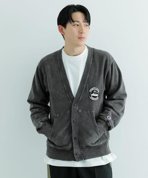 Champion（チャンピオン）の「Champion　RW Sweat Cardigan Z014（カーディガン/ボレロ・メンズ・ブラック/ネイビー/グリーン/グレー・LARGE/MEDIUM）」の15枚目の写真