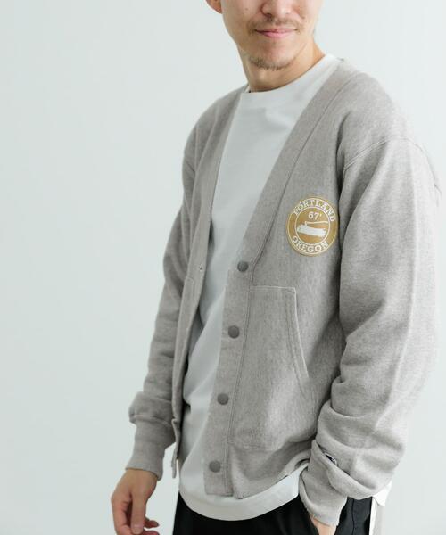 Champion（チャンピオン）の「Champion　RW Sweat Cardigan Z014（カーディガン/ボレロ・メンズ・ブラック/ネイビー/グリーン/グレー・LARGE/MEDIUM）」の22枚目の写真