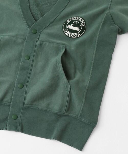 Champion（チャンピオン）の「Champion　RW Sweat Cardigan Z014（カーディガン/ボレロ・メンズ・ブラック/ネイビー/グリーン/グレー・LARGE/MEDIUM）」の7枚目の写真