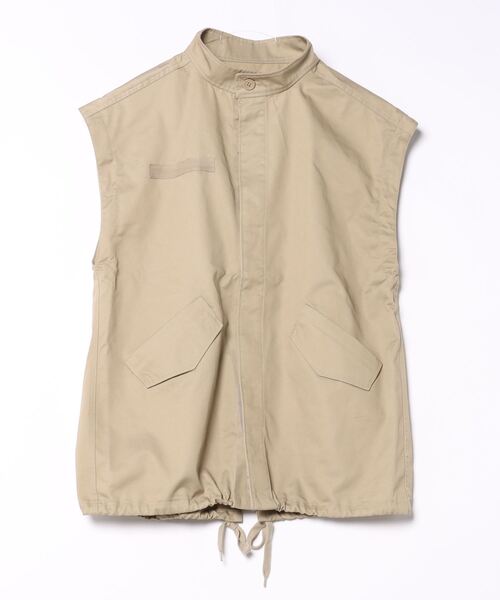 CORISCO（コリスコ）の「ツイル ２WAYミリタリージャケット(M1)（ミリタリージャケット・メンズ・ベージュ/ネイビー/オリーブ/ブラック/アイボリー・X-LARGE/LARGE/MEDIUM）」の8枚目の写真