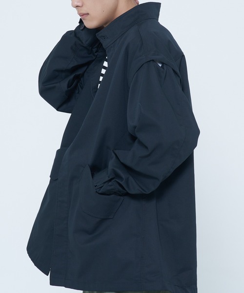 CORISCO（コリスコ）の「ツイル ２WAYミリタリージャケット(M1)（ミリタリージャケット・メンズ・ベージュ/ネイビー/オリーブ/ブラック/アイボリー・X-LARGE/LARGE/MEDIUM）」の2枚目の写真