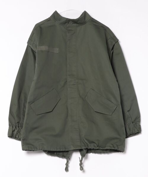 CORISCO（コリスコ）の「ツイル ２WAYミリタリージャケット(M1)（ミリタリージャケット・メンズ・ベージュ/ネイビー/オリーブ/ブラック/アイボリー・X-LARGE/LARGE/MEDIUM）」の9枚目の写真