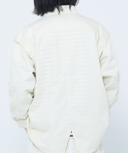 CORISCO（コリスコ）の「ツイル ２WAYミリタリージャケット(M1)（ミリタリージャケット・メンズ・ベージュ/ネイビー/オリーブ/ブラック/アイボリー・X-LARGE/LARGE/MEDIUM）」の19枚目の写真