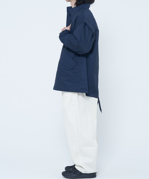 CORISCO（コリスコ）の「ツイル ２WAYミリタリージャケット(M1)（ミリタリージャケット・メンズ・ベージュ/ネイビー/オリーブ/ブラック/アイボリー・X-LARGE/LARGE/MEDIUM）」の14枚目の写真