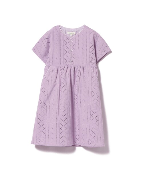 BEAMS mini(ビームスミニ)の「BEAMS mini / パンチング レース ワンピース 24SS(90~150cm)(ワンピース・キッズ・パープル系その他4/レッド系その他・100/90/150/140/130/120/110)」の16枚目の写真