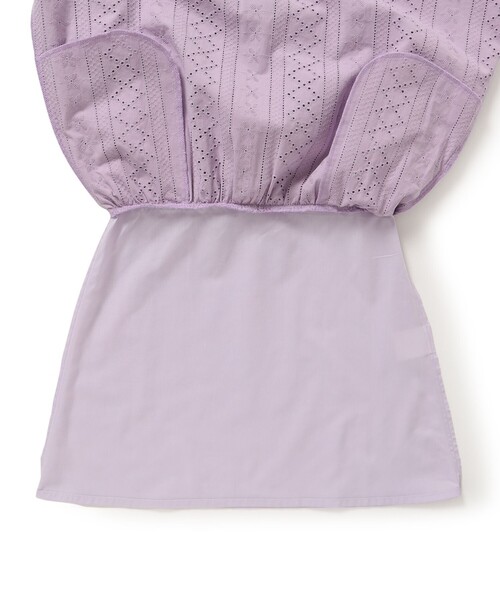BEAMS mini(ビームスミニ)の「BEAMS mini / パンチング レース ワンピース 24SS(90~150cm)(ワンピース・キッズ・パープル系その他4/レッド系その他・100/90/150/140/130/120/110)」の19枚目の写真