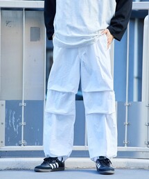 FREAK'S STORE | EASY WEAR/ナイロンオーバーワイドパンツ/リラックスフィット(その他パンツ)