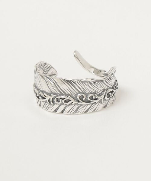 SILVER BULLET（シルバーバレット）の「『SBLT』ユニセックス 925シルバー フェザーデザイン リング（リング・レディース・シルバー系その他/シルバー・FREE）」の4枚目の写真