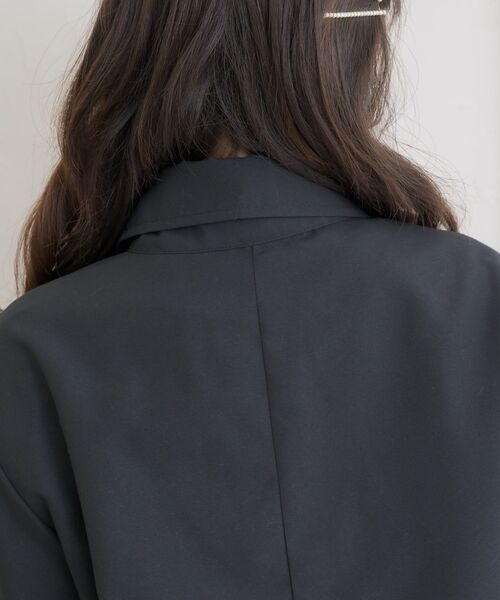 ems excite（エムズエキサイト）の「ボウタイショートトレンチ（トレンチコート・レディース・ブラック/ライトベージュ/ナチュラル・FREE）」の20枚目の写真