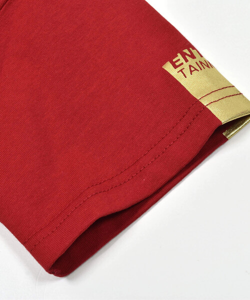 WASK（ワスク）の「【抗菌防臭】裾レイヤード風マウンテンロゴ天竺Tシャツ(100~160cm)（Tシャツ/カットソー・キッズ・ボルドー/ブルー・150cm/120cm/160cm/130cm/140cm/110cm/100cm）」の11枚目の写真