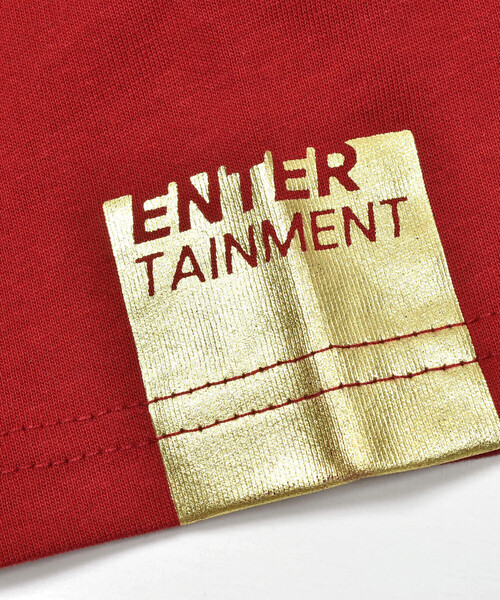 WASK（ワスク）の「【抗菌防臭】裾レイヤード風マウンテンロゴ天竺Tシャツ(100~160cm)（Tシャツ/カットソー・キッズ・ボルドー/ブルー・150cm/120cm/160cm/130cm/140cm/110cm/100cm）」の4枚目の写真