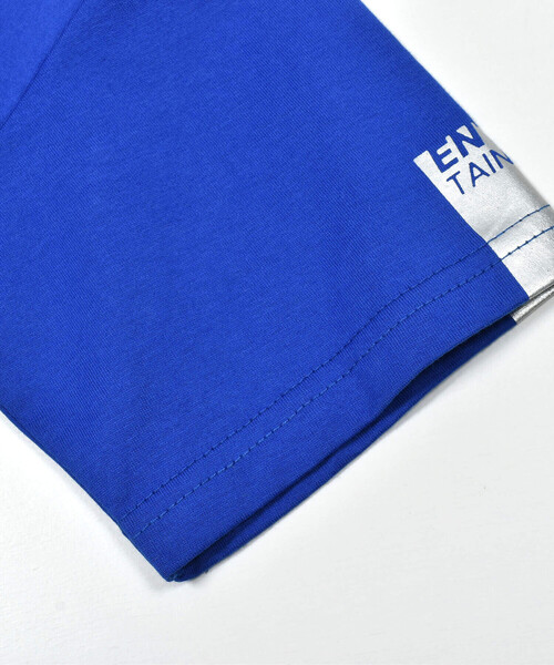 WASK（ワスク）の「【抗菌防臭】裾レイヤード風マウンテンロゴ天竺Tシャツ(100~160cm)（Tシャツ/カットソー・キッズ・ボルドー/ブルー・150cm/120cm/160cm/130cm/140cm/110cm/100cm）」の10枚目の写真