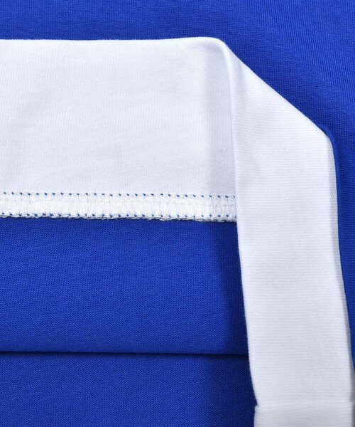 WASK（ワスク）の「【抗菌防臭】裾レイヤード風マウンテンロゴ天竺Tシャツ(100~160cm)（Tシャツ/カットソー・キッズ・ボルドー/ブルー・150cm/120cm/160cm/130cm/140cm/110cm/100cm）」の17枚目の写真