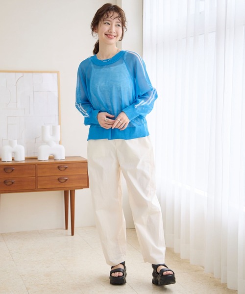 LEPSIM（レプシィム）の「コットンカーブパンツ　109608（その他パンツ・レディース・アイボリー/ベージュ/カーキ/ブラック・FREE）」の14枚目の写真