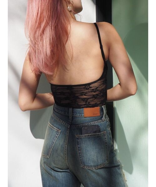 EVRIS（エヴリス）の「シアーレースキャミソール（キャミソール・レディース・ブラック/グリーン/ホワイト・FREE）」の13枚目の写真