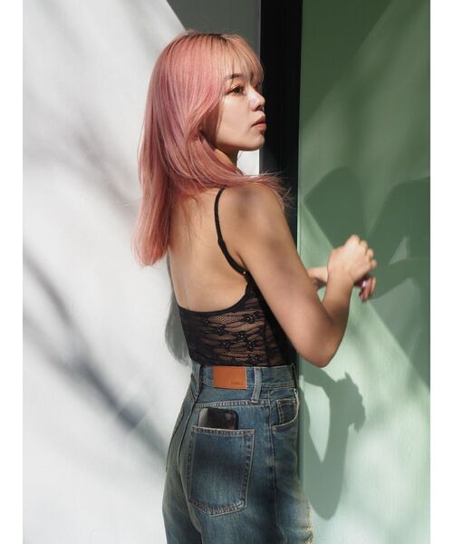 EVRIS（エヴリス）の「シアーレースキャミソール（キャミソール・レディース・ブラック/グリーン/ホワイト・FREE）」の11枚目の写真