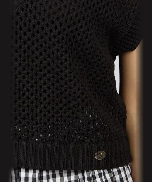 【セール】WV38 PULLOVER メッシュニットベスト（シャツ/ブラウス）｜To b. by agnes b.（トゥービーバイアニエスベー）