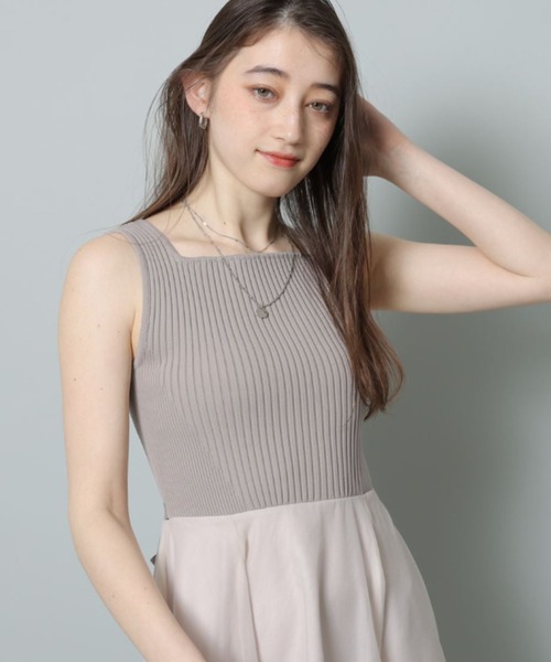 美品　Rirandture バックレースアップドッキングワンピース Rirandture（リランドチュール）の「バックレースアップ